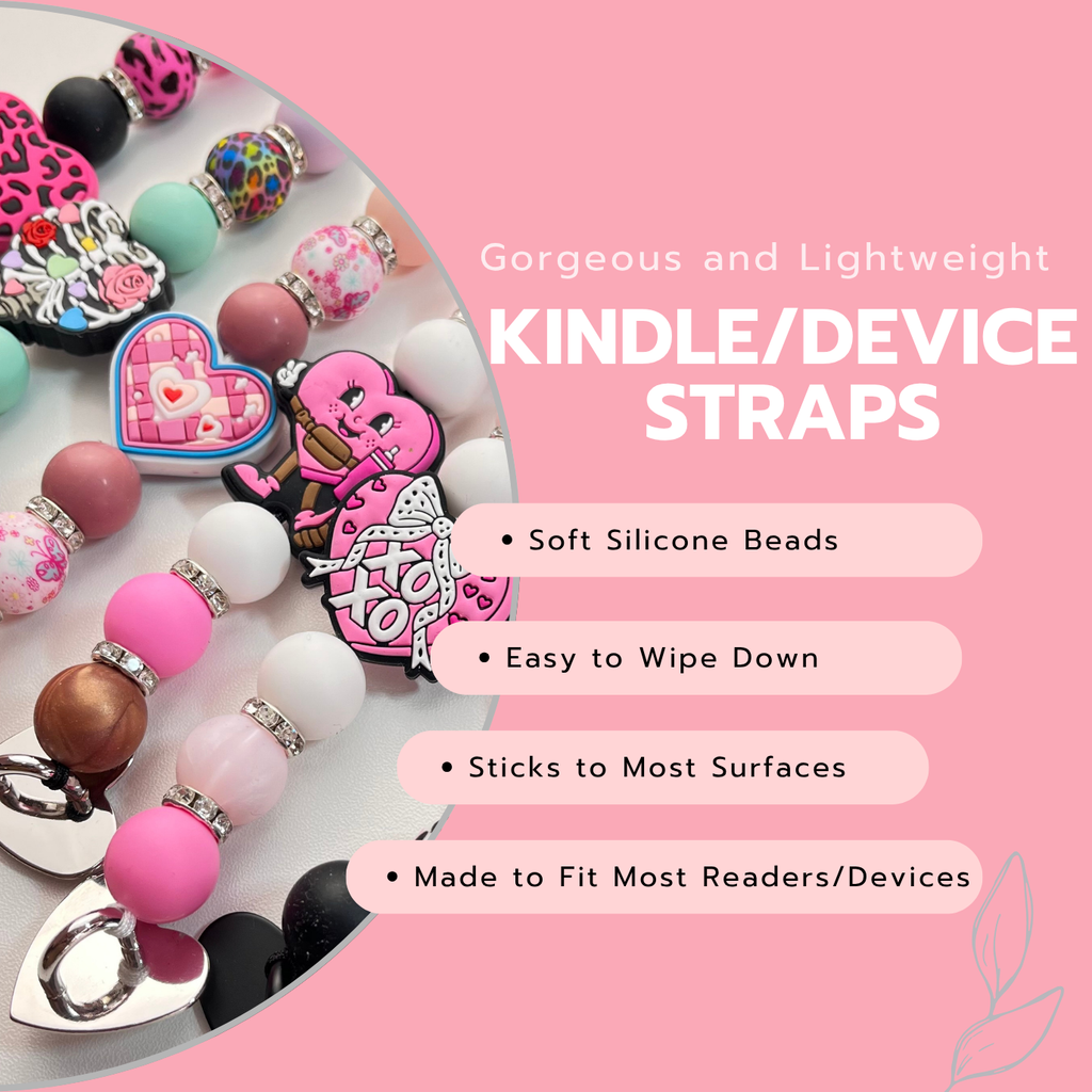 Patchwork Heart Kindle Strap | Bookish Accessories