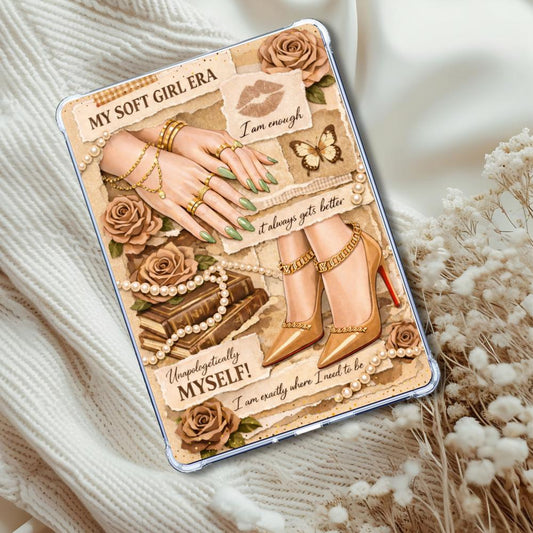 In My Soft Era Light Girl Reader: Kindle or eReader Decor for Book Lovers