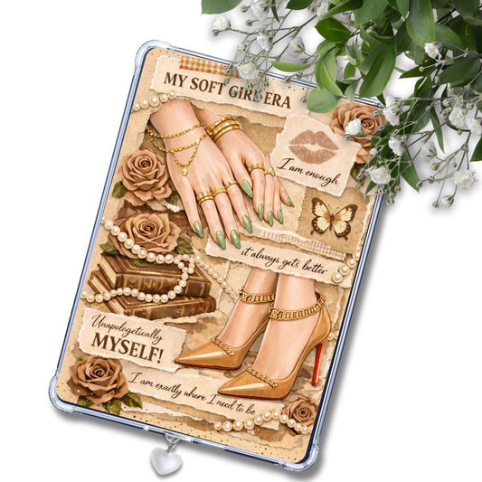 In My Soft Era Light Girl Reader: Kindle or eReader Decor for Book Lovers