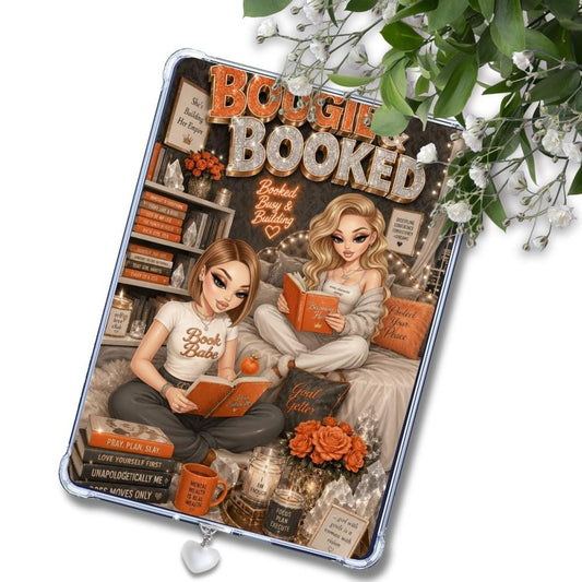 Booked and Bougie Urban Caucasian Girl: Kindle or eReader Decor for Book Lovers
