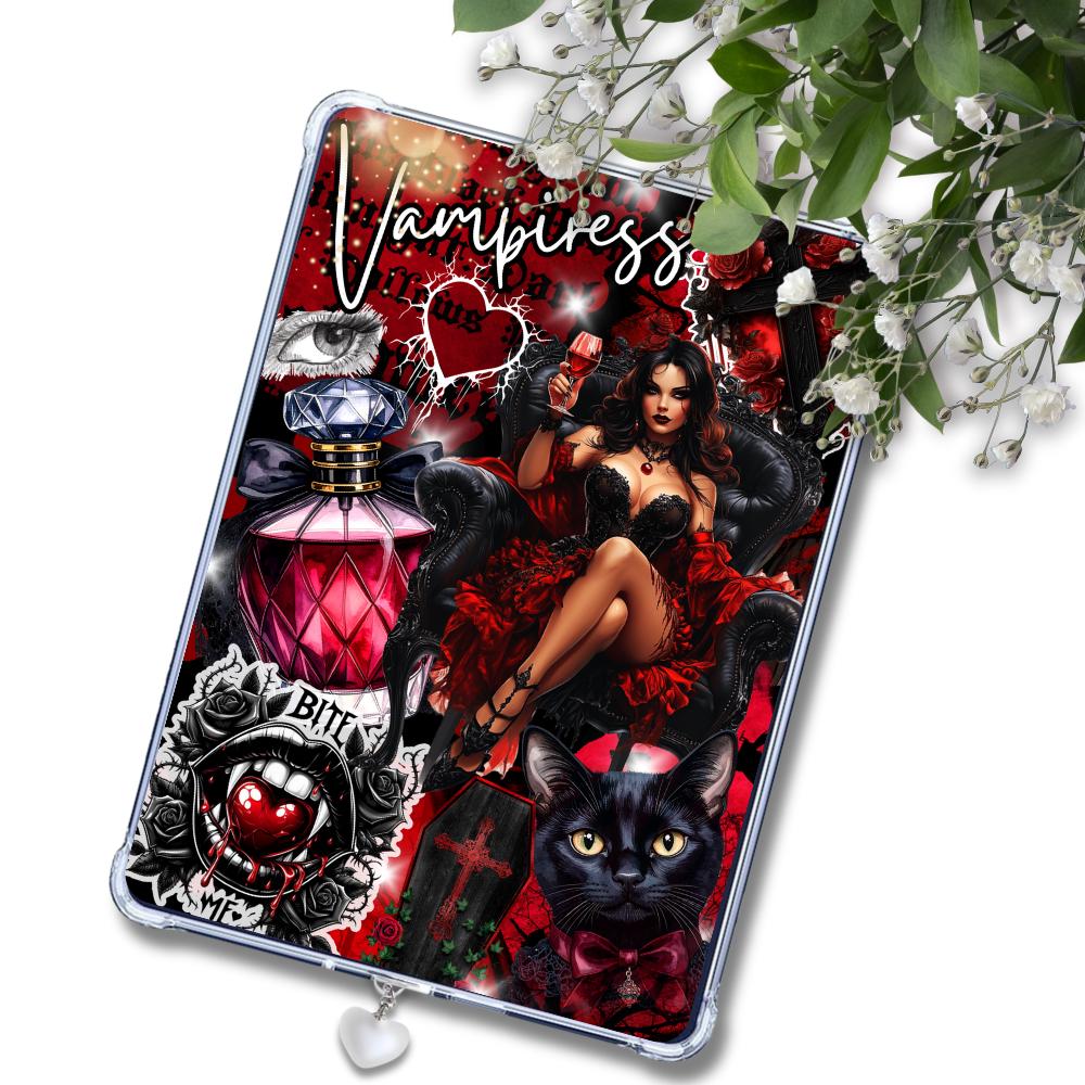Vampiress Insert: Kindle or eReader Dark Romance, Vampire Romance Decor for Book Lovers