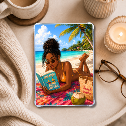 Black Girl Beachy Vacation shown on an eReader in a styled setting