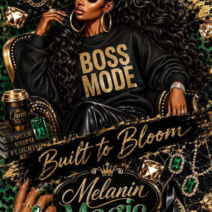 Close-up detail of Built to Bloom Kindle insert artwork