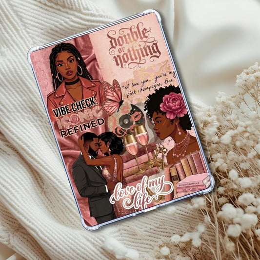 Black Romance Movie Phrases Melanin Girl Insert: Kindle or eReader Decor for Book Lovers