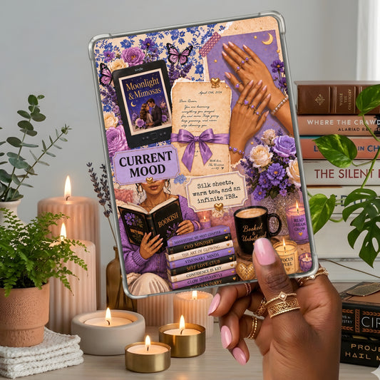 Purple Current Mood shown on a handheld eReader