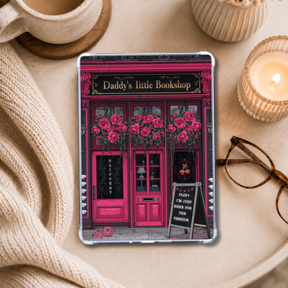 Daddy's Little Bookshop Kindle Insert | Clear Case eReader Decor
