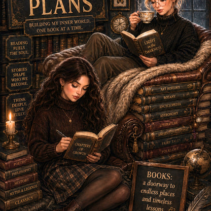 Dark Academia Reader artwork close-up