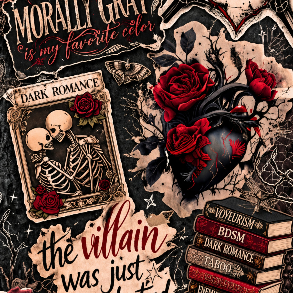 Dark and Morally Gray artwork close-up