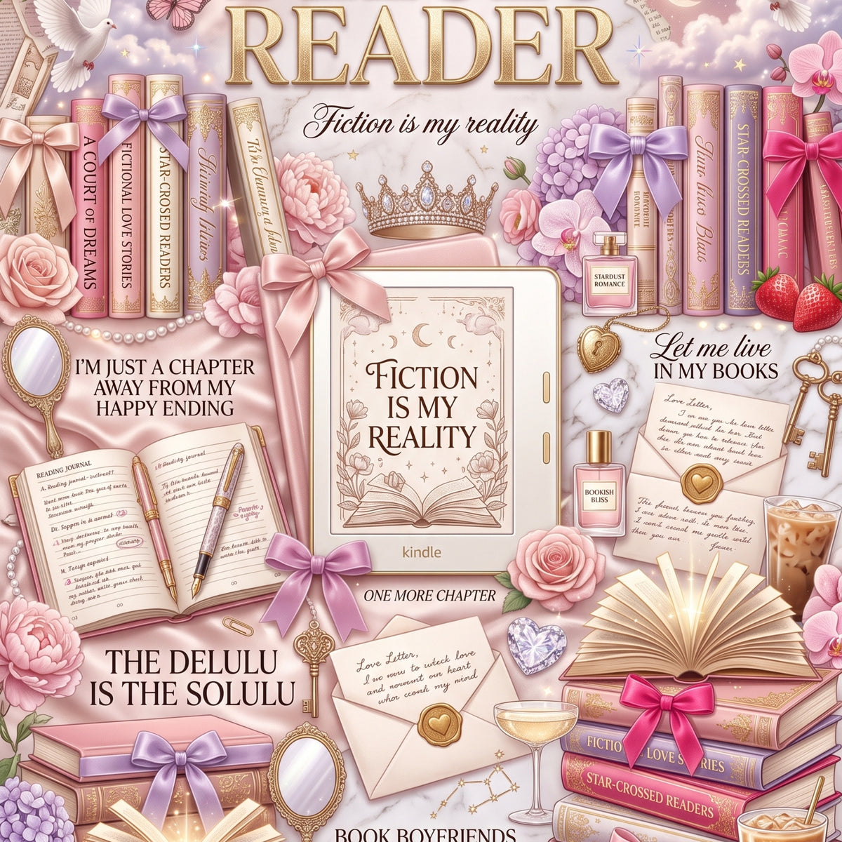 Delulu Reader artwork close-up