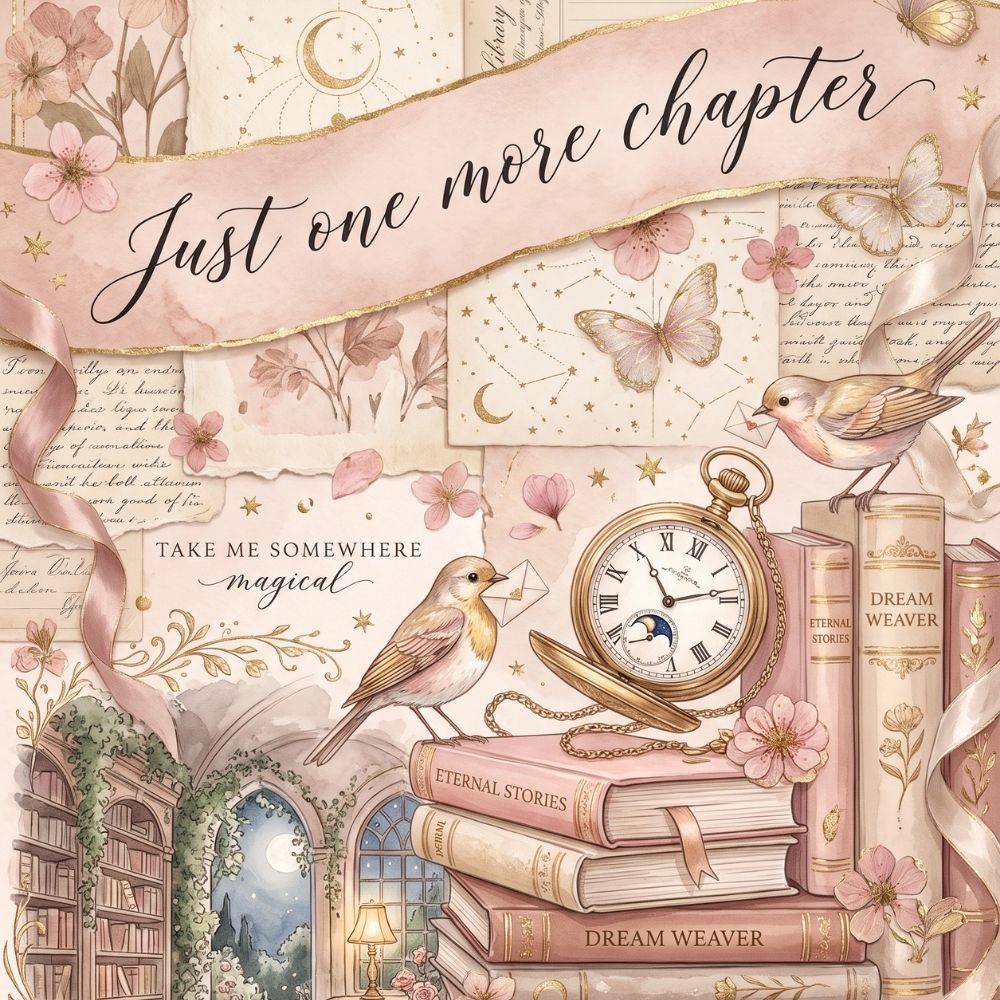 Close-up detail of Dream Weaver Kindle insert artwork
