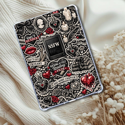 NSFW Smutty Book Reader: Kindle or eReader Decor for Book Lovers