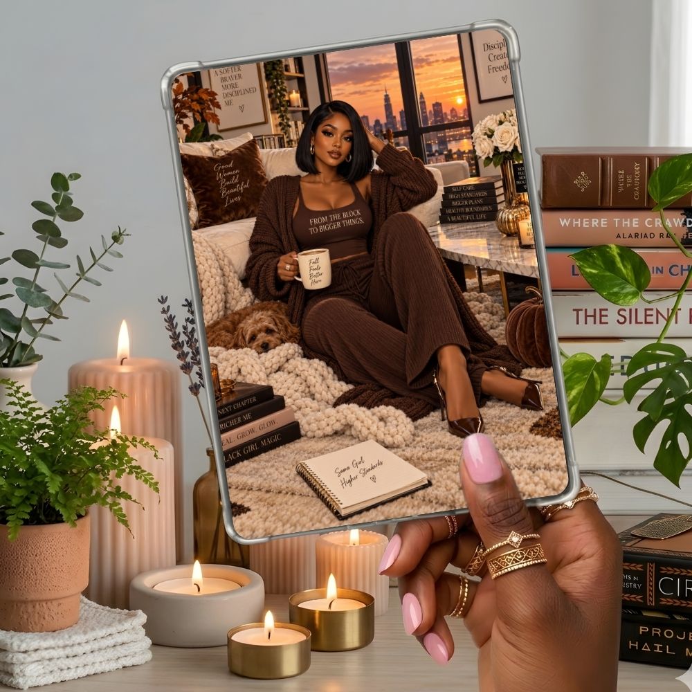 From the Block Kindle insert second lifestyle view in a clear eReader case