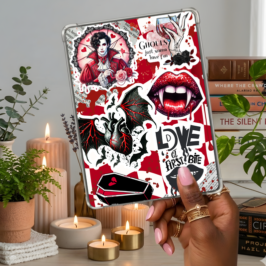 Ghouls Just Wanna Have Fun Sticker Look shown on a handheld eReader