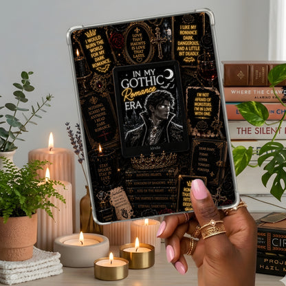 Gothic Romance Neon Lights shown on a handheld eReader