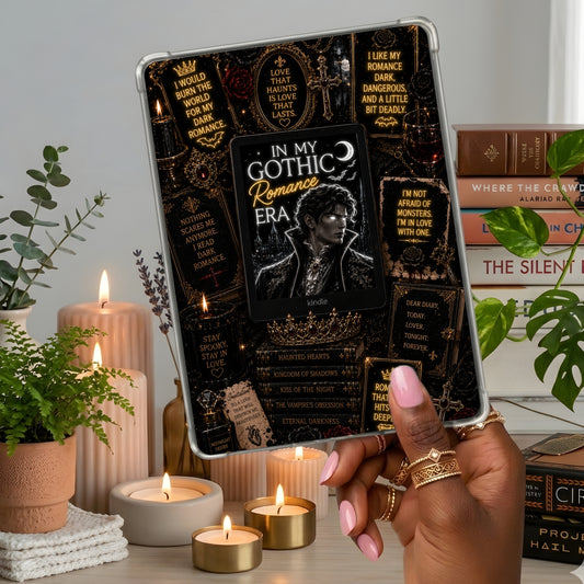 Gothic Romance Neon Lights shown on a handheld eReader