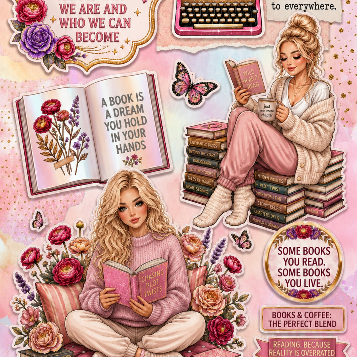 Happiness in Books Blonde artwork close-up