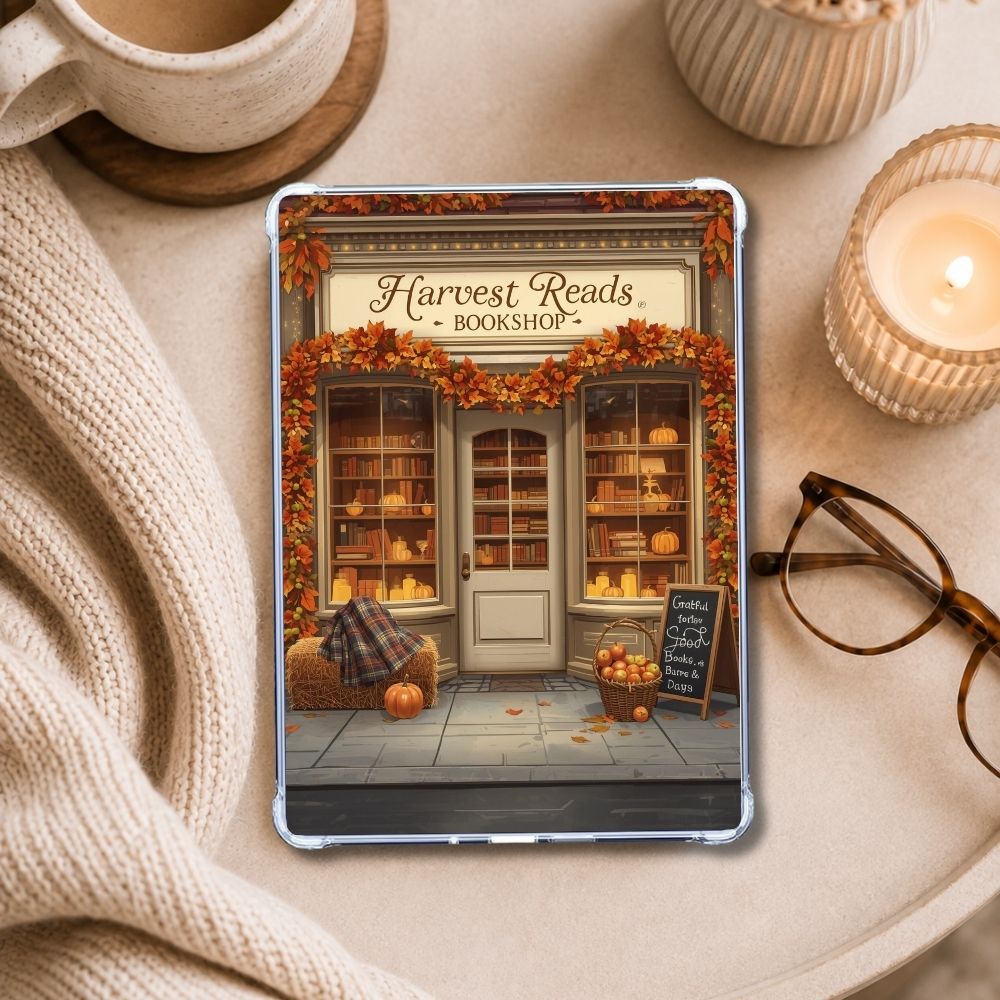 Harvest Chapter Kindle insert styled in a clear eReader case