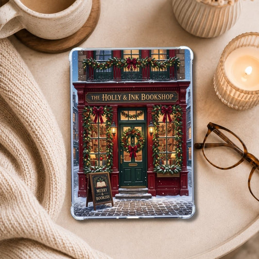 Holly & Ink Kindle insert styled in a clear eReader case