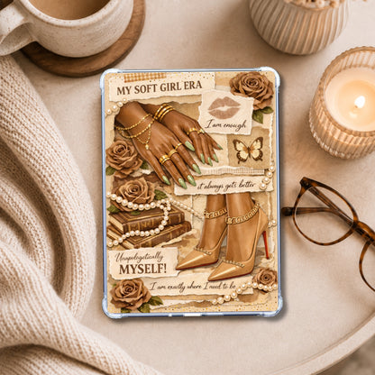 In My Soft Era Melanin shown on an eReader in a styled setting