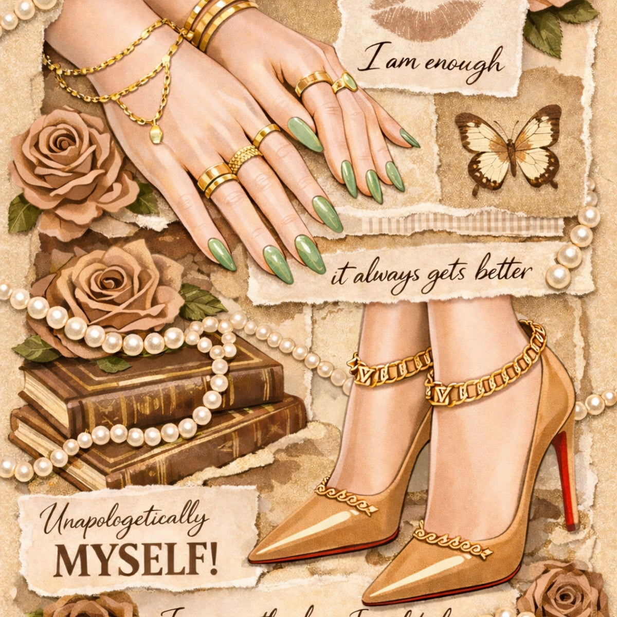 In My Soft Era White Girl Reader artwork close-up