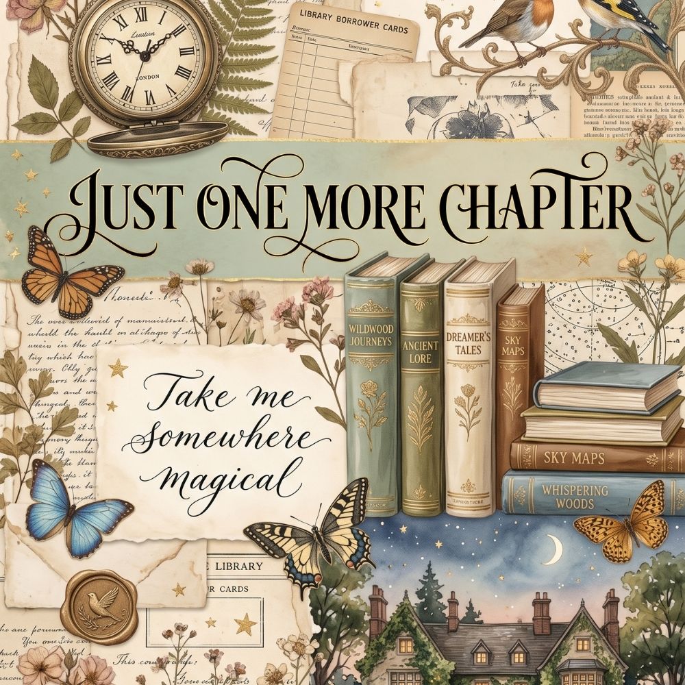 Close-up detail of In the Meadows Kindle insert artwork