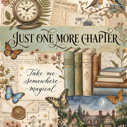 Close-up detail of In the Meadows Kindle insert artwork