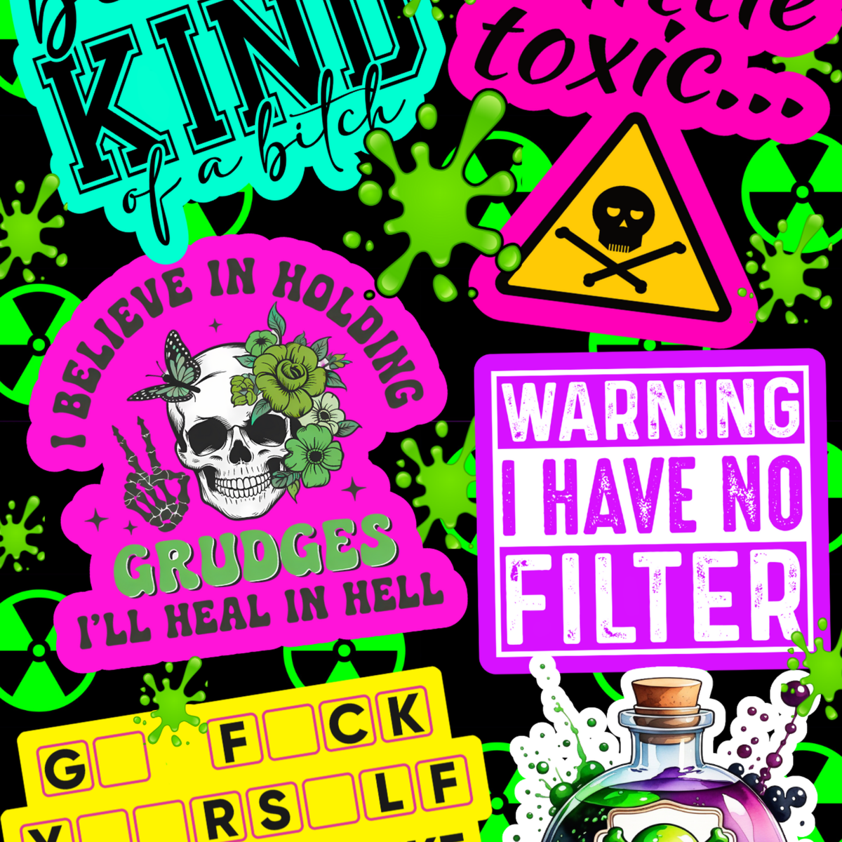 Just a Little Toxic artwork close-up