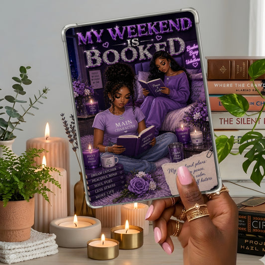Latina Purple Weekend Booked shown on a handheld eReader