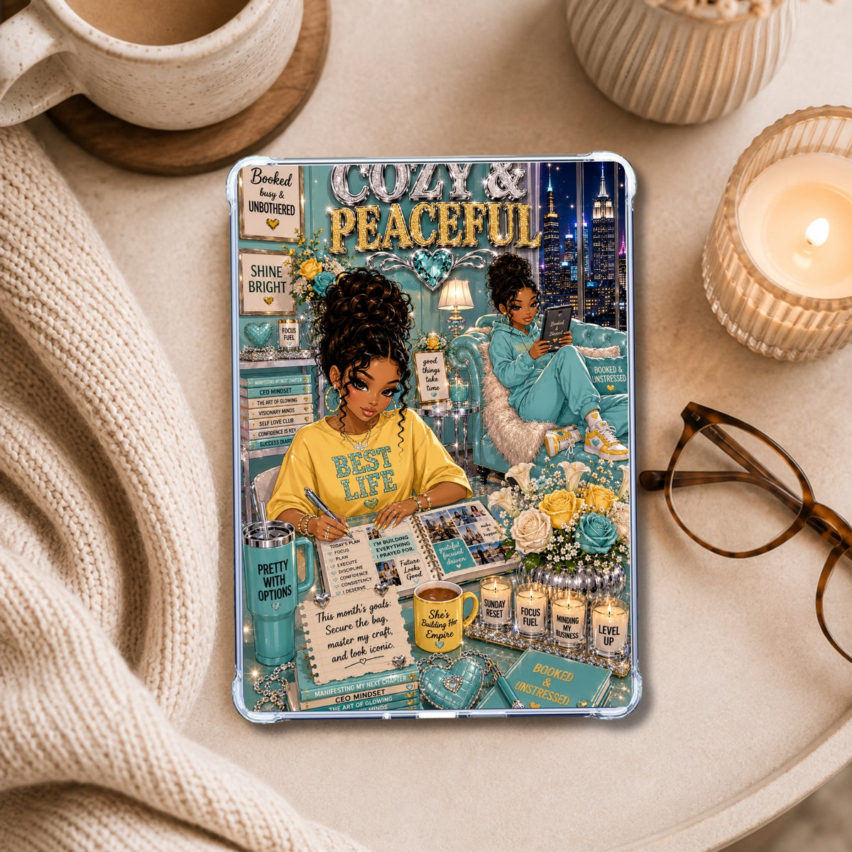 Latina Urban Girls shown on an eReader in a styled setting