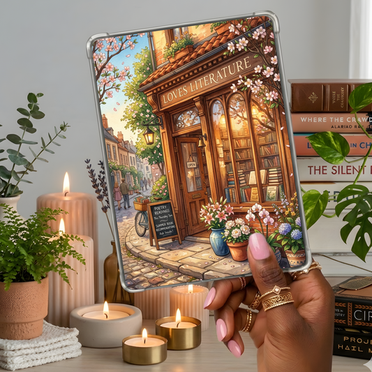 Loves Literature Summer Bookstore shown on a handheld eReader