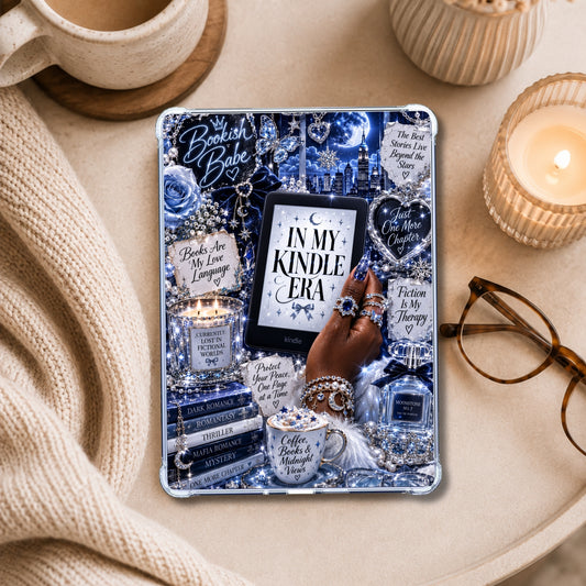 Moonstone Bookish Babe shown on an eReader in a styled setting