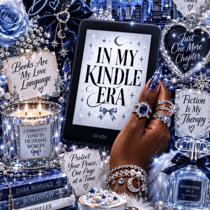 Moonstone Bookish Babe artwork close-up