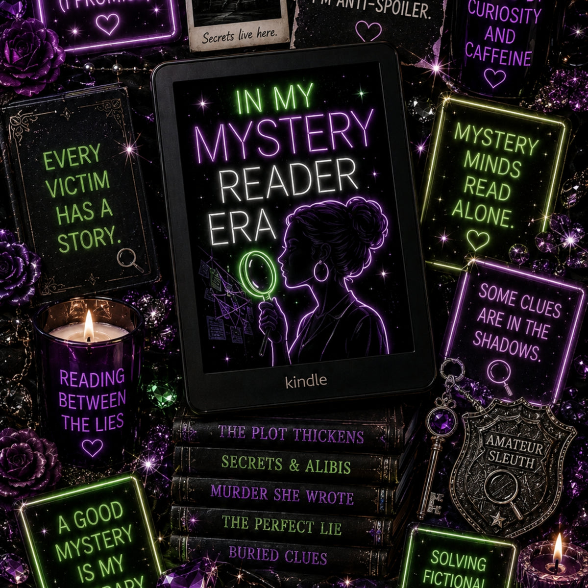 Mystery Era Neon Lights artwork close-up