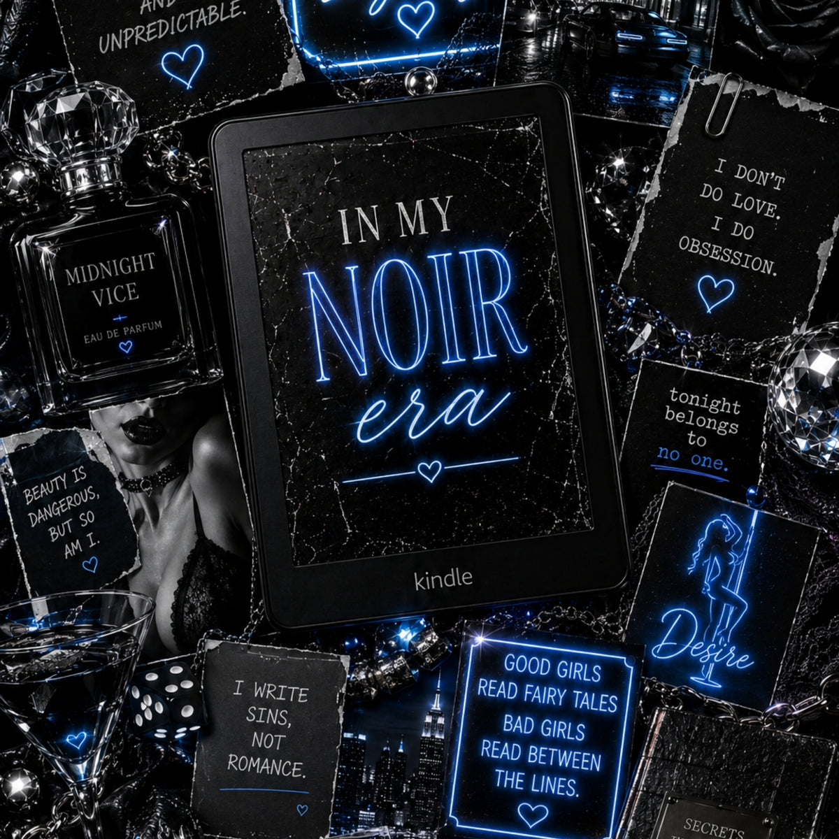 Noir Era Neon Lights artwork close-up