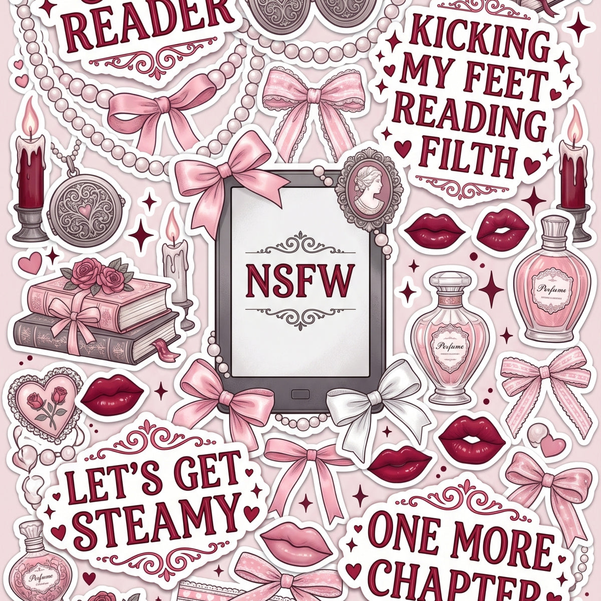 NSFW Pink Smut Reader artwork close-up