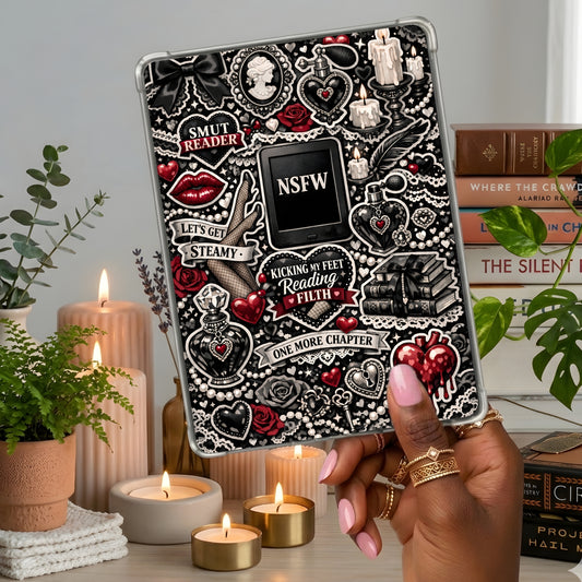 NSFW Smutty Book Reader shown on a handheld eReader