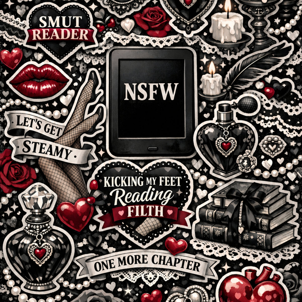 NSFW Smutty Book Reader artwork close-up