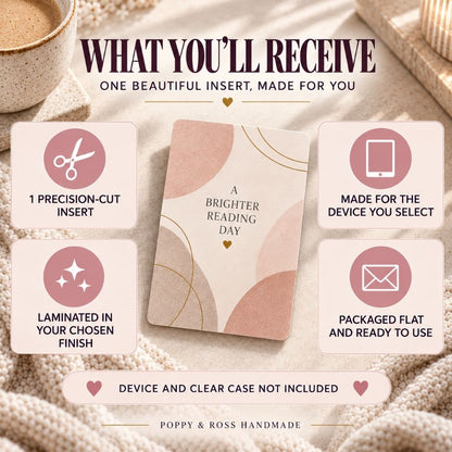 What you receive with the Pages of Passion Kindle insert