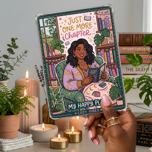 Plus Size Happy Place shown on a handheld eReader