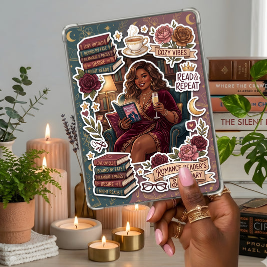 Plus Size Love Untold Black Girl shown on a handheld eReader