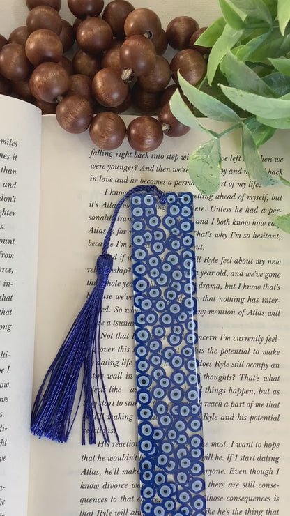 Blue Eye (Evil Eye) Resin Bookmark