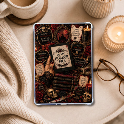 Queen of Horror shown on an eReader in a styled setting