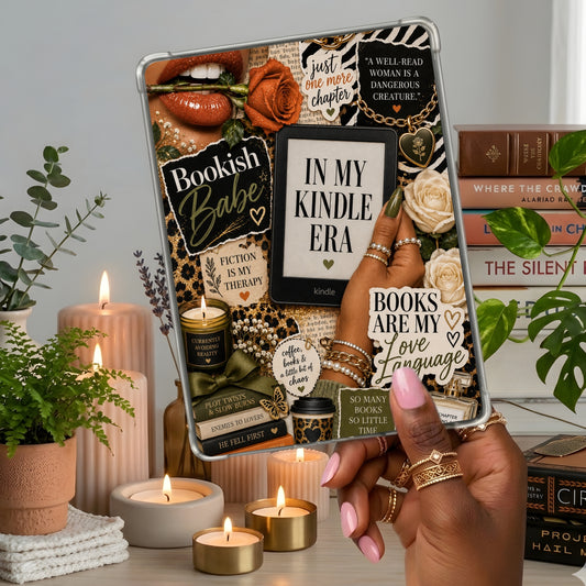 Rust & Olive Luxe shown on a handheld eReader