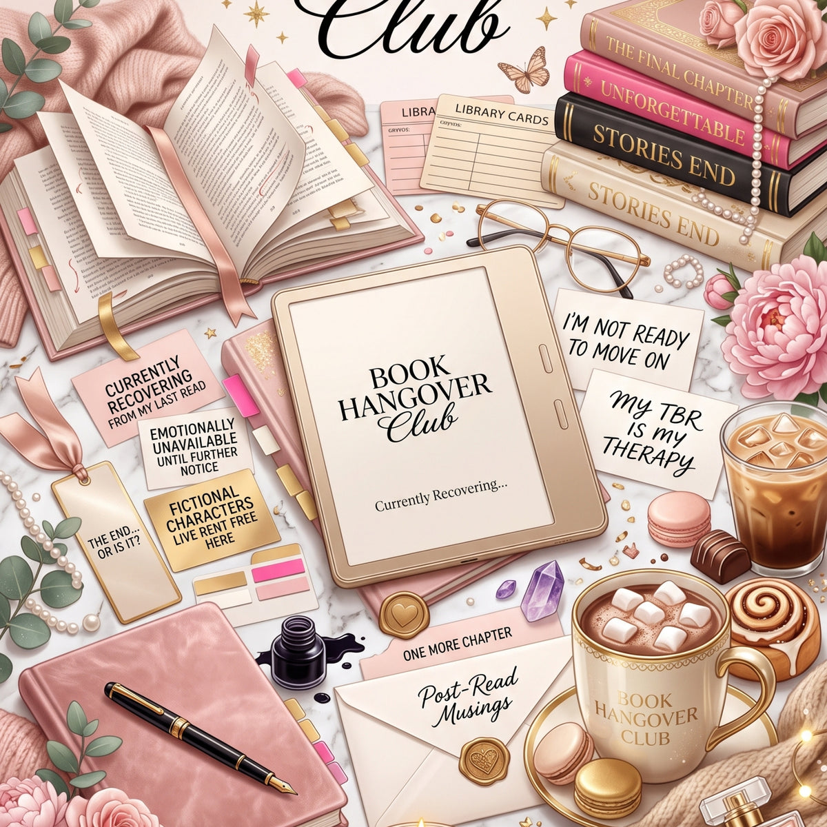 Book Hangover artwork close-up