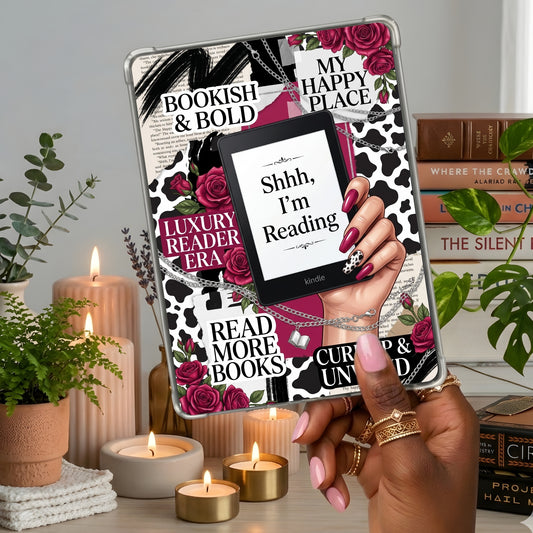 Shhhh I'm Reading White Girl shown on a handheld eReader