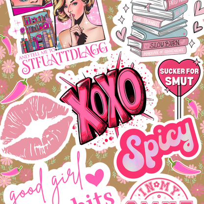 Buy Me Books Sticker Look artwork close-up