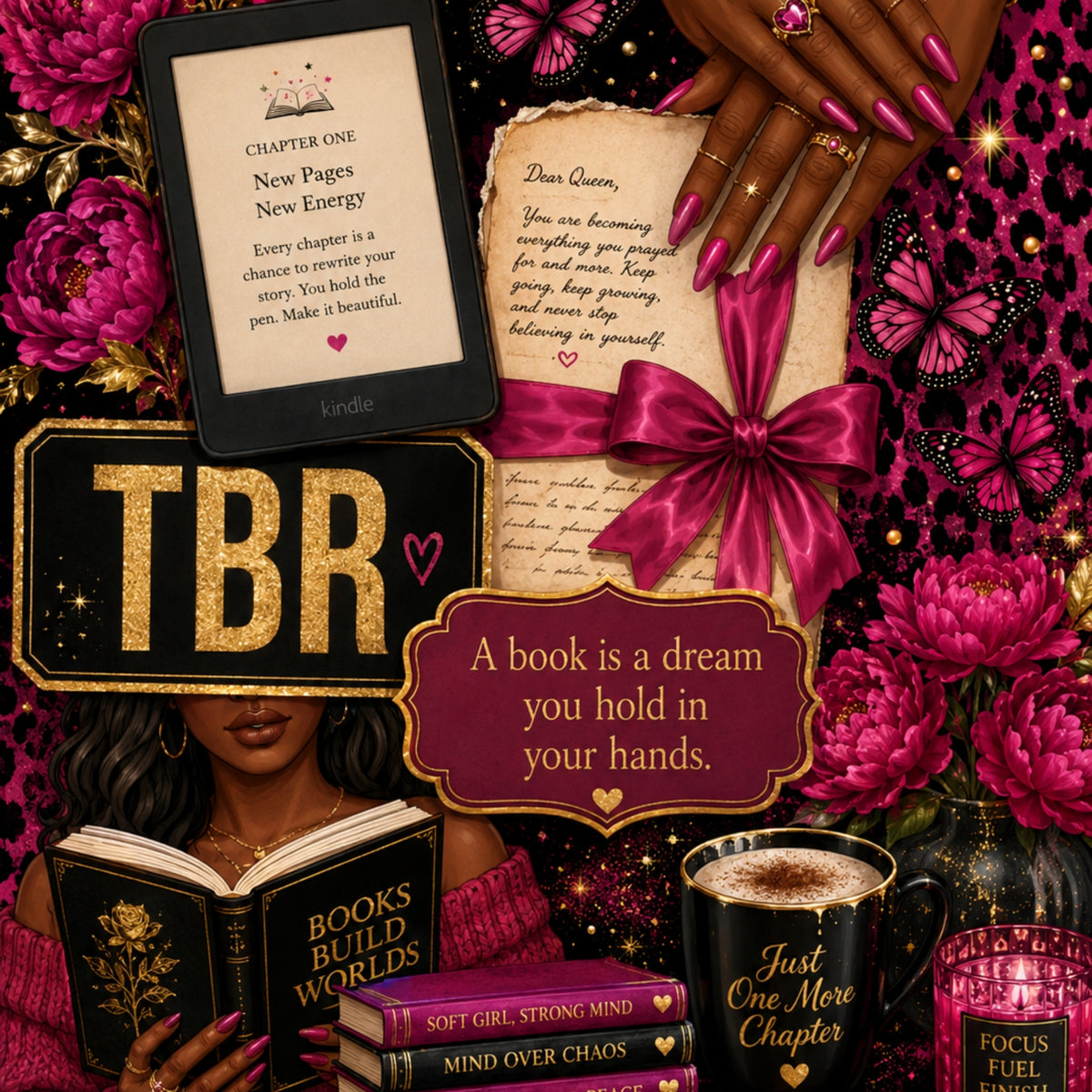 Deep Pink TBR artwork close-up