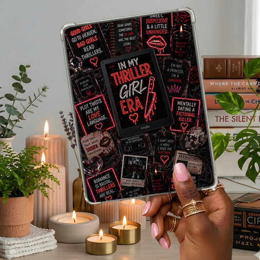 Thriller Girl Neon Lights shown on a handheld eReader