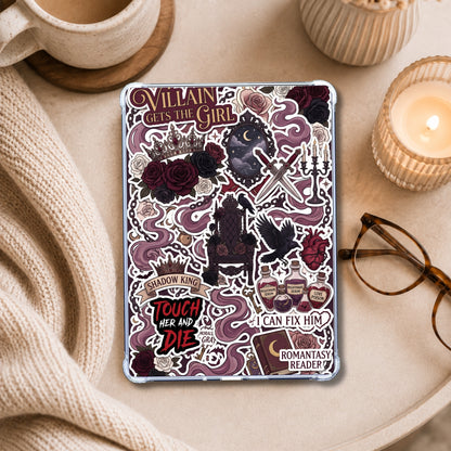 Villain Gets the Girl shown on an eReader in a styled setting