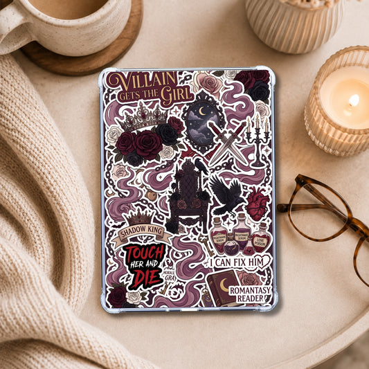 Villain Gets the Girl shown on an eReader in a styled setting